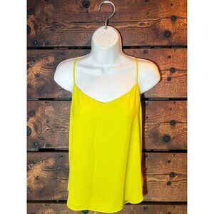 Ann Taylor Loft Womens Yellow green Spaghetti Strap V-Neck Camisole XS
